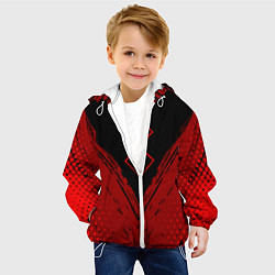 Куртка с капюшоном детская Berserk - Берсерк, цвет: 3D-белый — фото 2