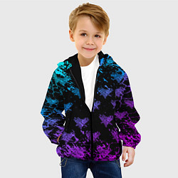 Куртка с капюшоном детская Velial Squad neon, цвет: 3D-черный — фото 2