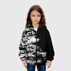 Куртка с капюшоном детская Abstraction pattern 2022 vanguard, цвет: 3D-черный — фото 2
