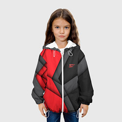 Куртка с капюшоном детская ST FORD спина, цвет: 3D-белый — фото 2