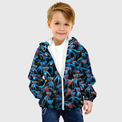 Куртка с капюшоном детская Толпа Хагги Вагги, цвет: 3D-белый — фото 2