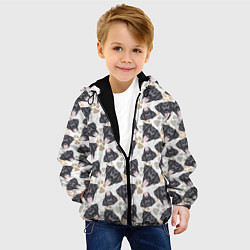 Куртка с капюшоном детская Лабрадор чёрный, цвет: 3D-черный — фото 2
