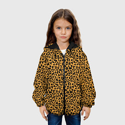 Куртка с капюшоном детская Леопард Leopard, цвет: 3D-черный — фото 2