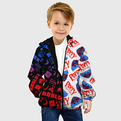 Куртка с капюшоном детская ROBLOX x POPPY PLAYTIME РОБЛОКС ПОППИ ПЛЕЙТАЙМ, цвет: 3D-черный — фото 2
