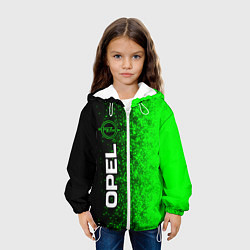 Куртка с капюшоном детская ОПЕЛЬ - Вертикально, цвет: 3D-белый — фото 2