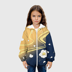 Куртка с капюшоном детская КОСТЮМ АЯКИ КАМИСАТО, цвет: 3D-белый — фото 2