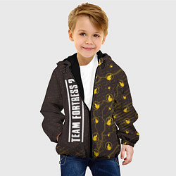 Куртка с капюшоном детская ТИМ ФОРТРЕСС 2 - PYRO Молнии, цвет: 3D-черный — фото 2