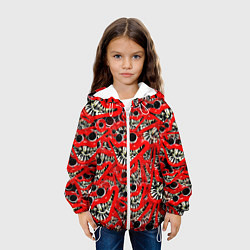 Куртка с капюшоном детская POPPY PLAYTIME ХАГГИ ВАГГИ, цвет: 3D-белый — фото 2