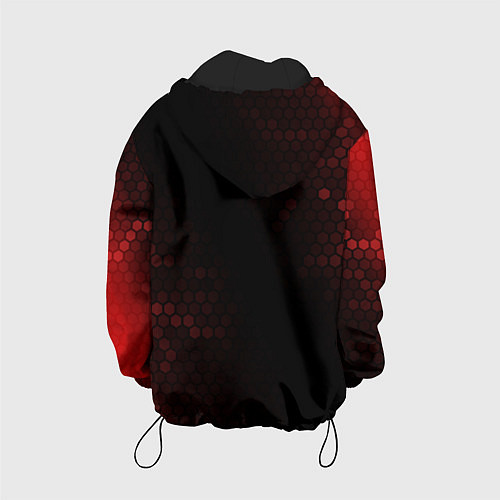 Детская куртка ПОРШЕ Соты / 3D-Черный – фото 2