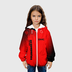Куртка с капюшоном детская ХАММЕР GMC - GMC - Огонь, цвет: 3D-белый — фото 2