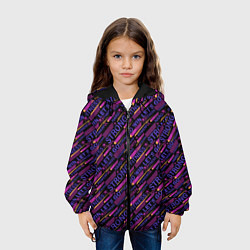 Куртка с капюшоном детская Сильный STRONG, цвет: 3D-черный — фото 2