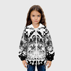 Куртка с капюшоном детская Коллекция Journey Черно-белый 574-1 Дополнение 1, цвет: 3D-белый — фото 2
