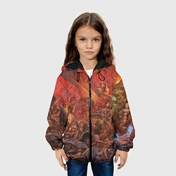 Куртка с капюшоном детская Waha Bloody battle, цвет: 3D-черный — фото 2
