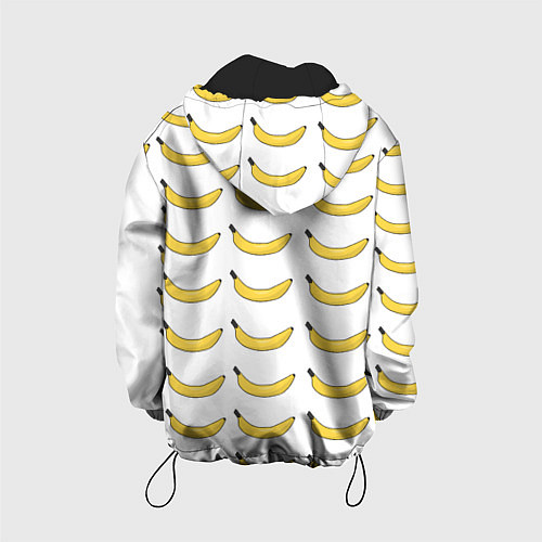 Детская куртка Крупный Банановый рай / 3D-Черный – фото 2
