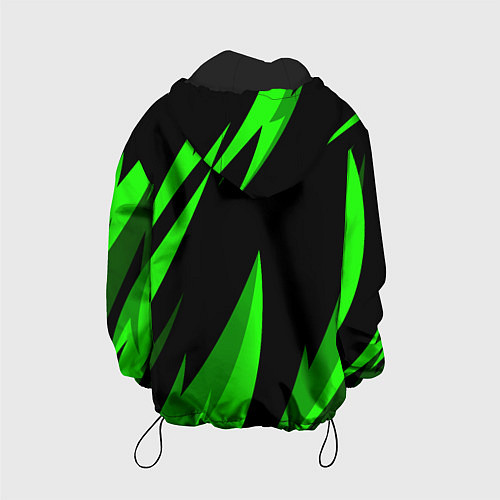 Детская куртка SKODA Логотип Узор / 3D-Черный – фото 2