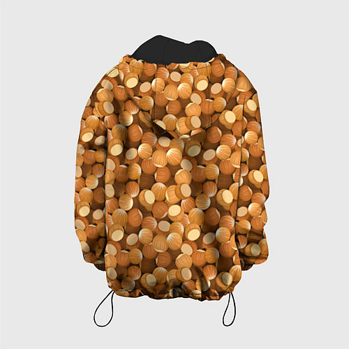 Детская куртка Орехи Фундук / 3D-Черный – фото 2