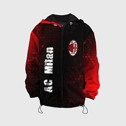 Куртка с капюшоном детская AC MILAN AC Milan Графика, цвет: 3D-черный