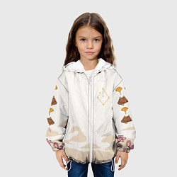 Куртка с капюшоном детская ДЖУН ЛИ МОТИВЫ ГЕО АРХОНТ, цвет: 3D-белый — фото 2