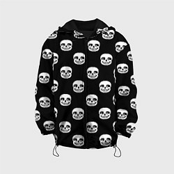 Детская куртка UNDERTALE SANS SKULL FACE PATTERN УЗОР