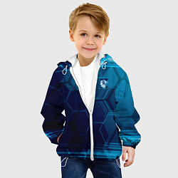 Куртка с капюшоном детская Z - Гордость Питера, цвет: 3D-белый — фото 2