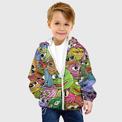 Куртка с капюшоном детская Pepe BOMBING, цвет: 3D-белый — фото 2