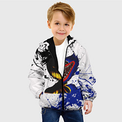 Куртка с капюшоном детская BENDY AND THE INK MACHINE POPPY PLAYTIME, цвет: 3D-черный — фото 2