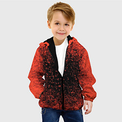 Куртка с капюшоном детская Распространение Вируса, цвет: 3D-черный — фото 2