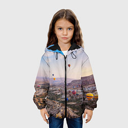 Куртка с капюшоном детская Воздушные Шары!, цвет: 3D-черный — фото 2