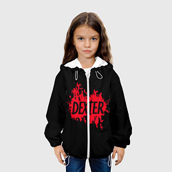 Куртка с капюшоном детская Декстер Новая Кровь Класс, цвет: 3D-белый — фото 2