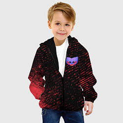 Куртка с капюшоном детская ХАГИ ВАГИ Краски, цвет: 3D-черный — фото 2