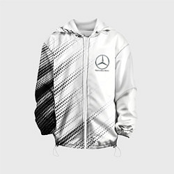 Куртка с капюшоном детская Mercedes-Benz - White, цвет: 3D-белый