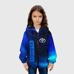 Куртка с капюшоном детская TOYOTA - Космос, цвет: 3D-черный — фото 2