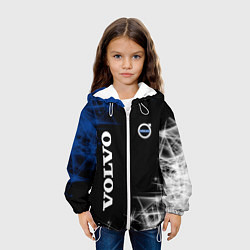 Куртка с капюшоном детская Volvo отражения, цвет: 3D-белый — фото 2