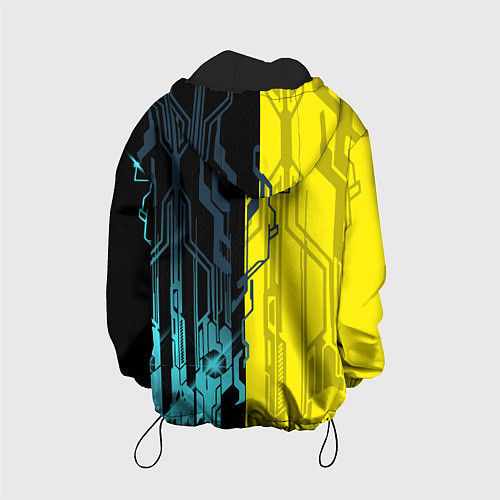 Детская куртка CYBERPUNK 2077 Логотип / 3D-Черный – фото 2