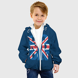 Куртка с капюшоном детская LONDON Лондон, цвет: 3D-белый — фото 2