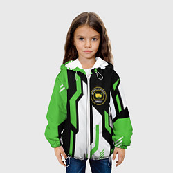 Куртка с капюшоном детская Диванные войска ОТслужил, цвет: 3D-белый — фото 2