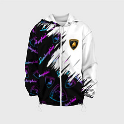 Детская куртка Lamborghini pattern gradient