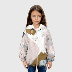 Куртка с капюшоном детская Палитра на холсте, цвет: 3D-белый — фото 2