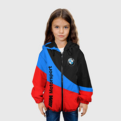 Куртка с капюшоном детская BMW MOTOSPORT 2022, цвет: 3D-черный — фото 2