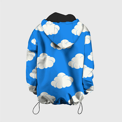 Детская куртка Облака на небе / 3D-Черный – фото 2