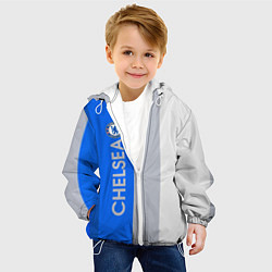 Куртка с капюшоном детская Chelsea football club, цвет: 3D-белый — фото 2