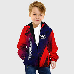 Куртка с капюшоном детская ТОЙОТА TRD SPORT - Краска, цвет: 3D-черный — фото 2