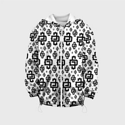 Куртка с капюшоном детская White Pattern Dope Camo Dope Street Market, цвет: 3D-белый