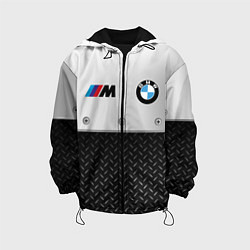 Куртка с капюшоном детская BMW БМВ СТАЛЬ, цвет: 3D-черный
