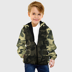 Куртка с капюшоном детская Body Armor, цвет: 3D-черный — фото 2