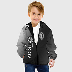 Куртка с капюшоном детская AC MILAN AC Milan Pro Sport, цвет: 3D-черный — фото 2