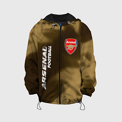 Куртка с капюшоном детская АРСЕНАЛ Arsenal Football Огонь, цвет: 3D-черный