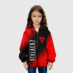Куртка с капюшоном детская С Т А Л К Е Р 2 Минимализм, цвет: 3D-черный — фото 2