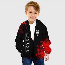 Куртка с капюшоном детская SKYRIM Арт, цвет: 3D-черный — фото 2