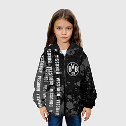 Куртка с капюшоном детская BORUSSIA Брызги, цвет: 3D-черный — фото 2